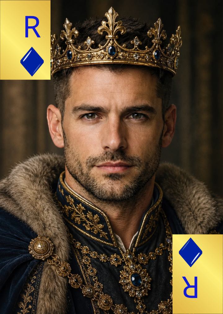 Carte Royale ROI de carreau