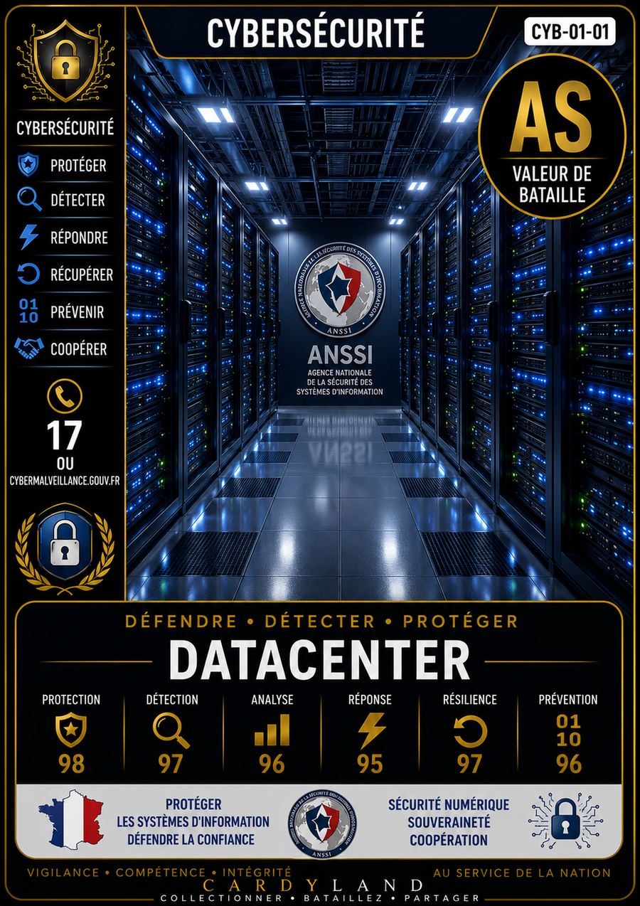 Carte Datacenter — collection Sécurité