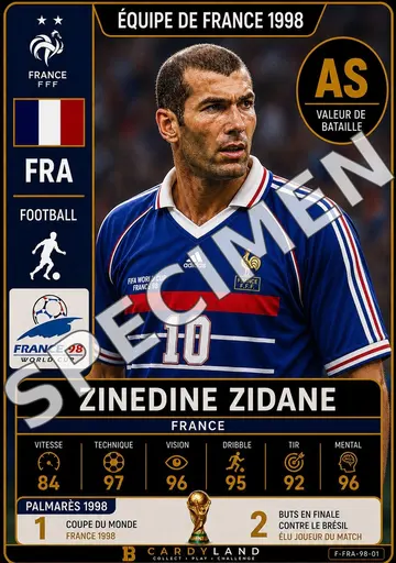 Aperçu Zidane 1998